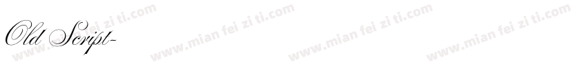 Old Script字体转换